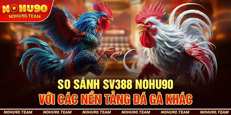 So Sánh SV388 Nohu90 Với Các Nền Tảng Đá Gà Khác